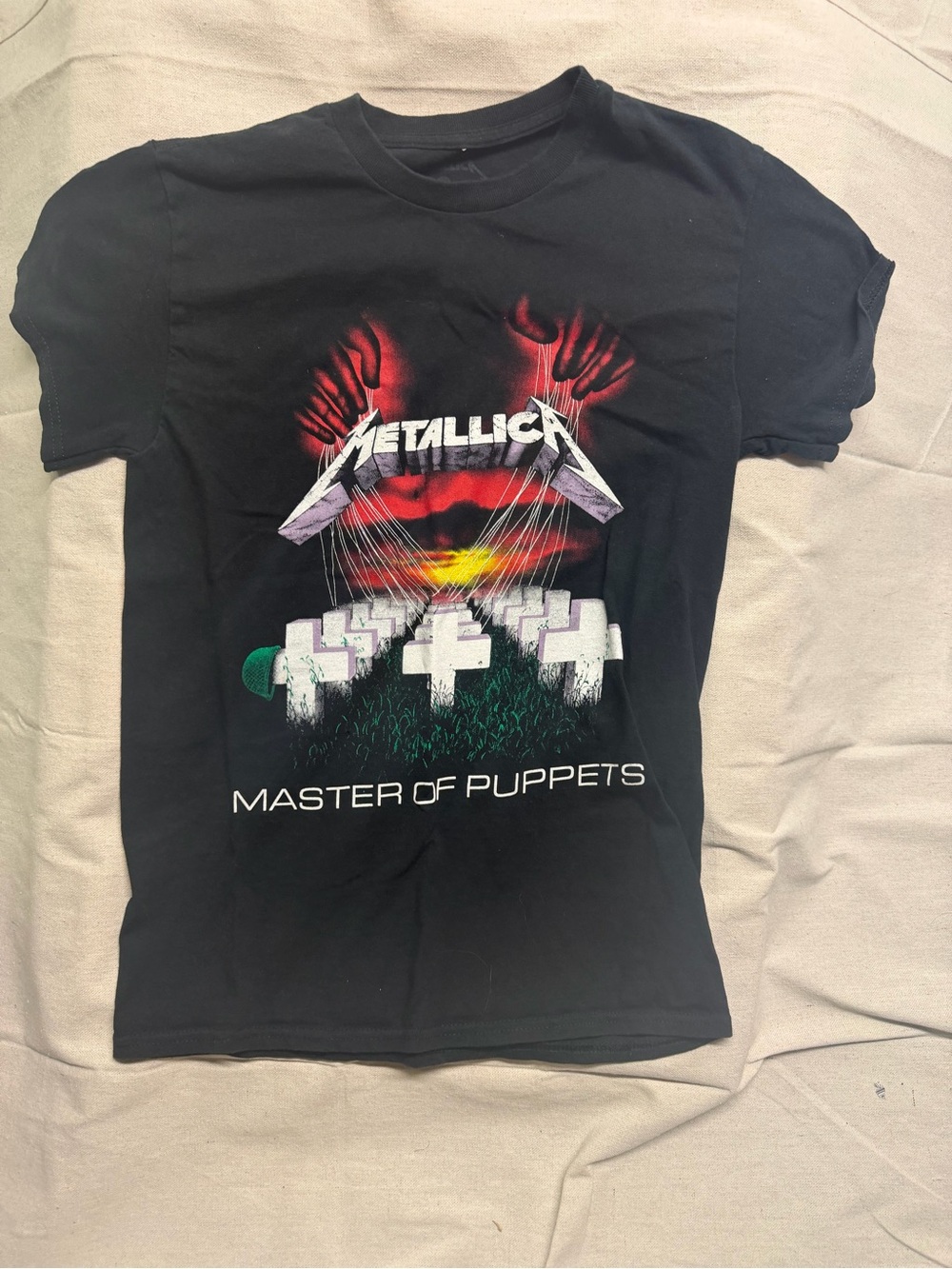 Metallica Kids' Master of Puppets Graphic Tee - Black